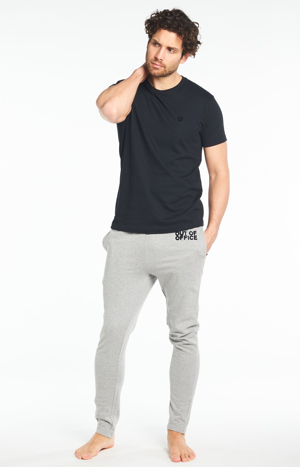 Tee-shirt Homme Uni Noir 52