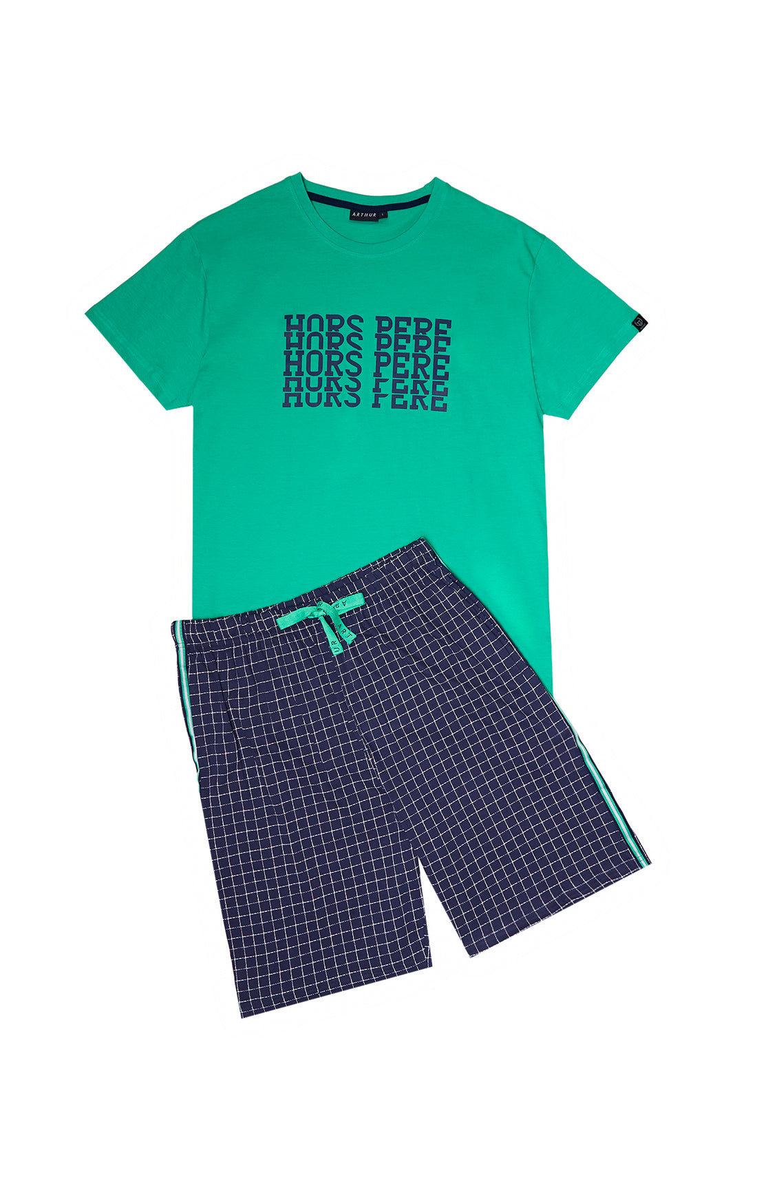 Pyjashort Homme Hors Père Marine 3