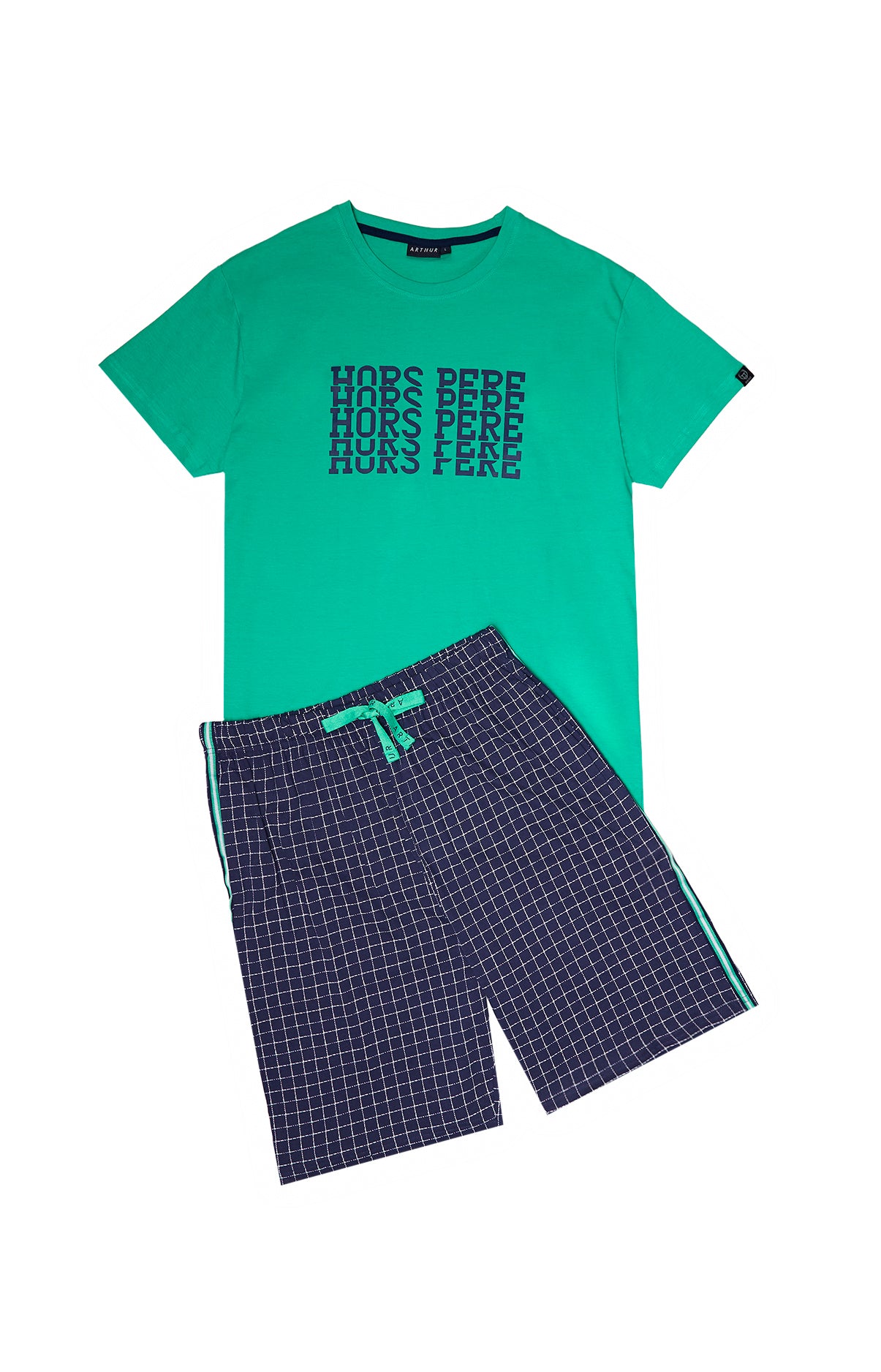 Pyjashort Homme Hors Père Marine 3