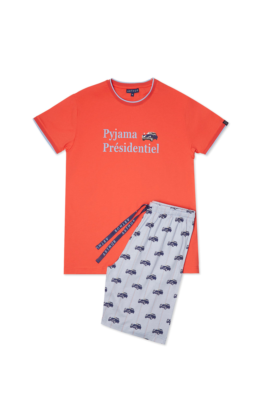 Pyjashort Homme Pyjama Présidentiel Bleu 3