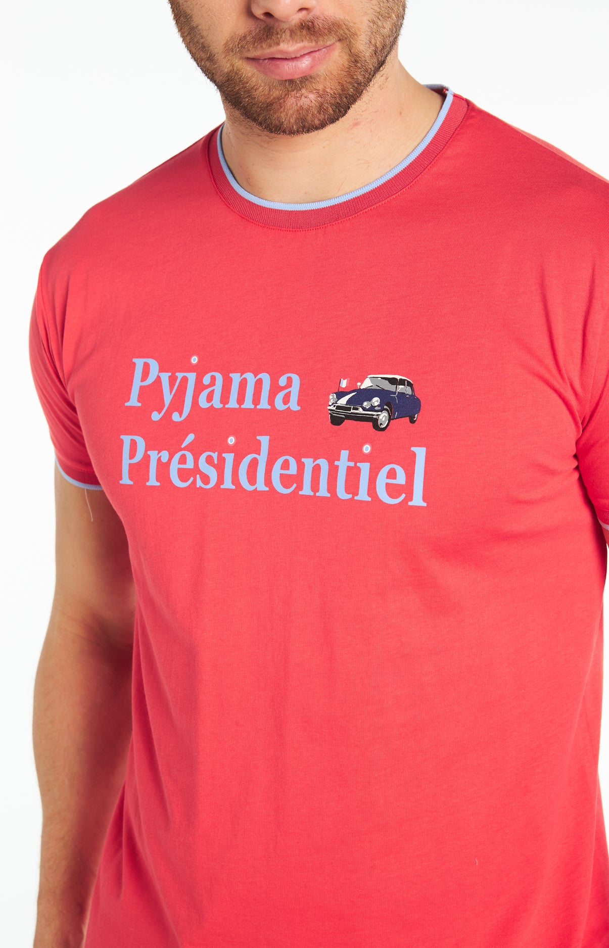Pyjashort Homme Pyjama Présidentiel Bleu 6
