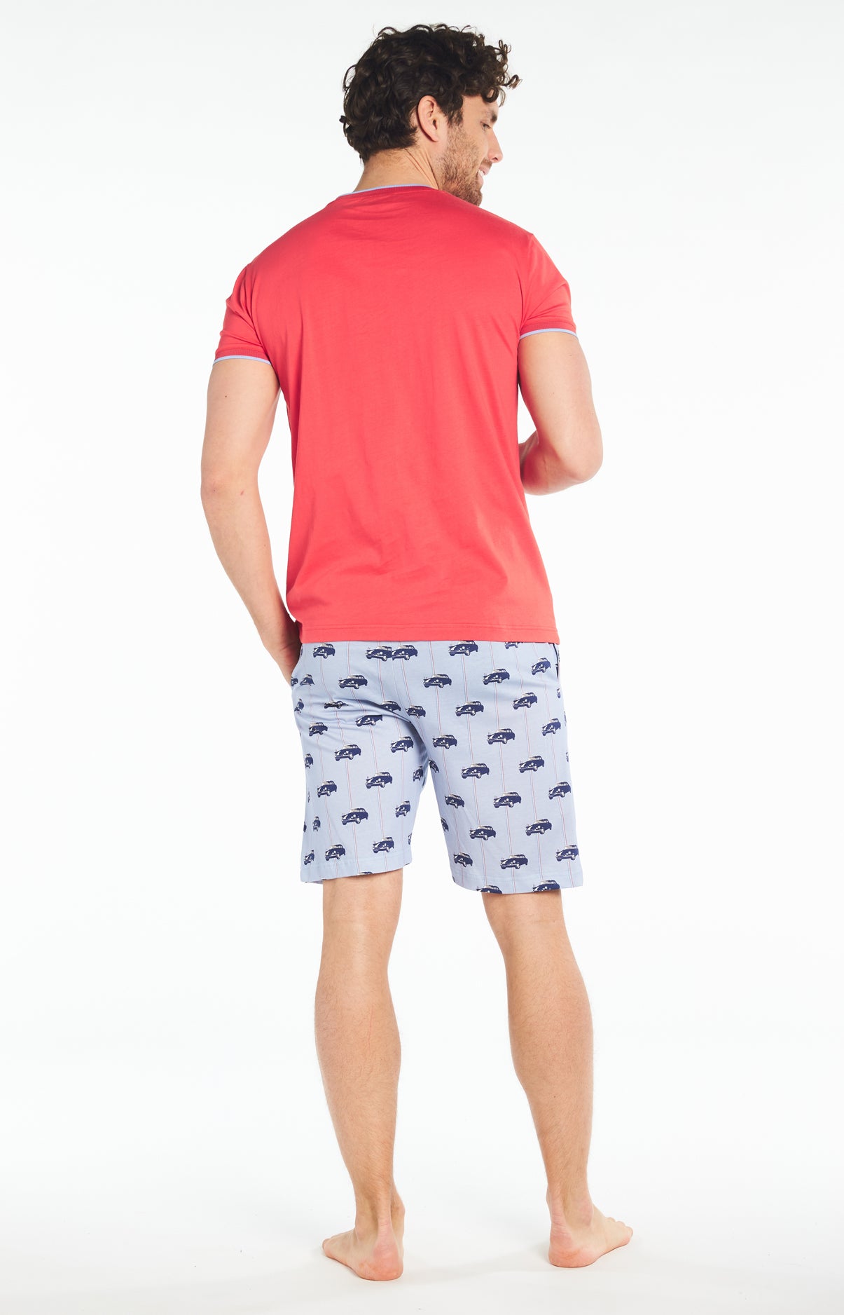 Pyjashort Homme Pyjama Présidentiel Bleu 5