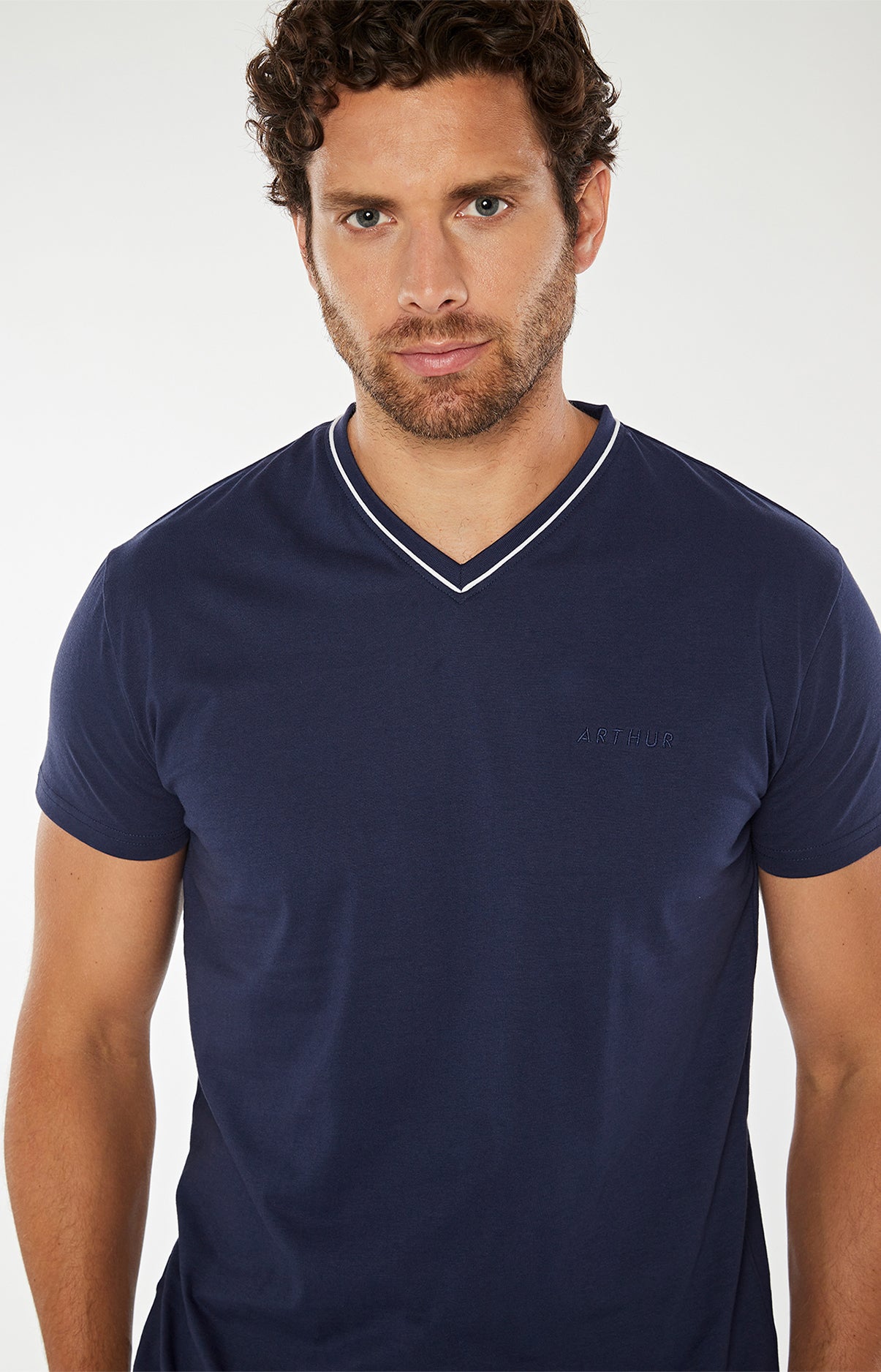 Pyjashort Homme Lewis Homme Marine 2