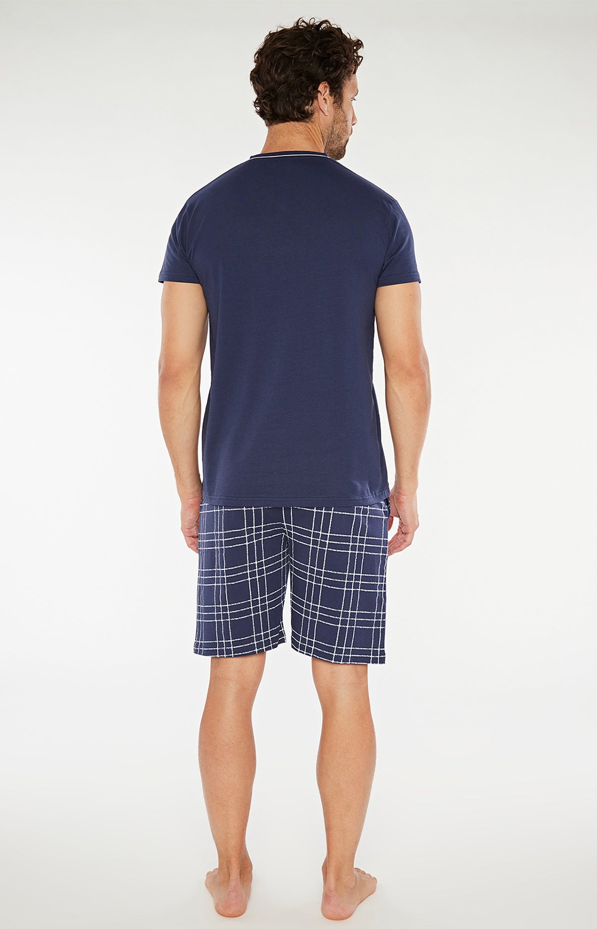 Pyjashort Homme Lewis Homme Marine 5