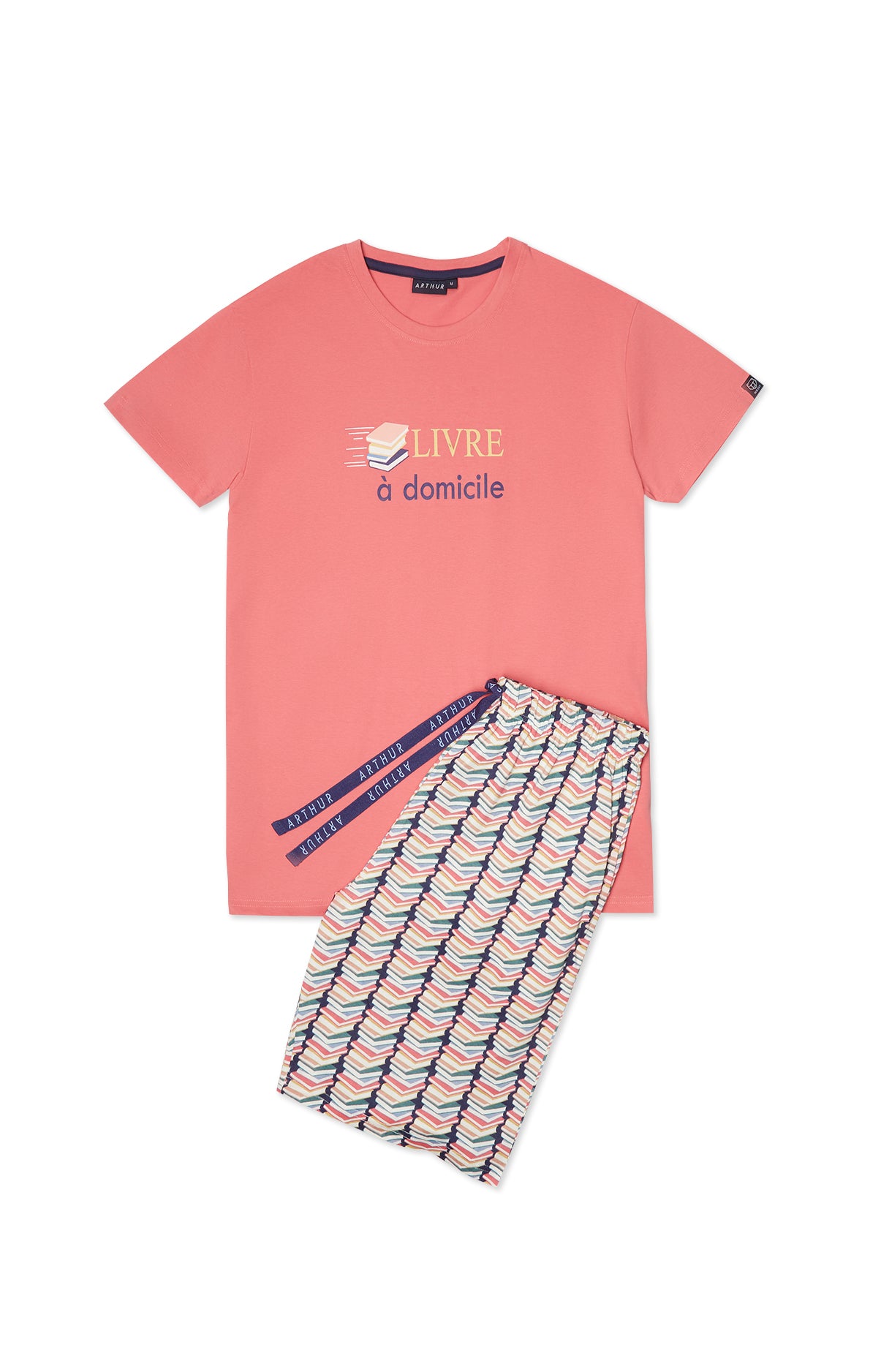 Pyjashort Homme Livre à domicile Multicolore 3