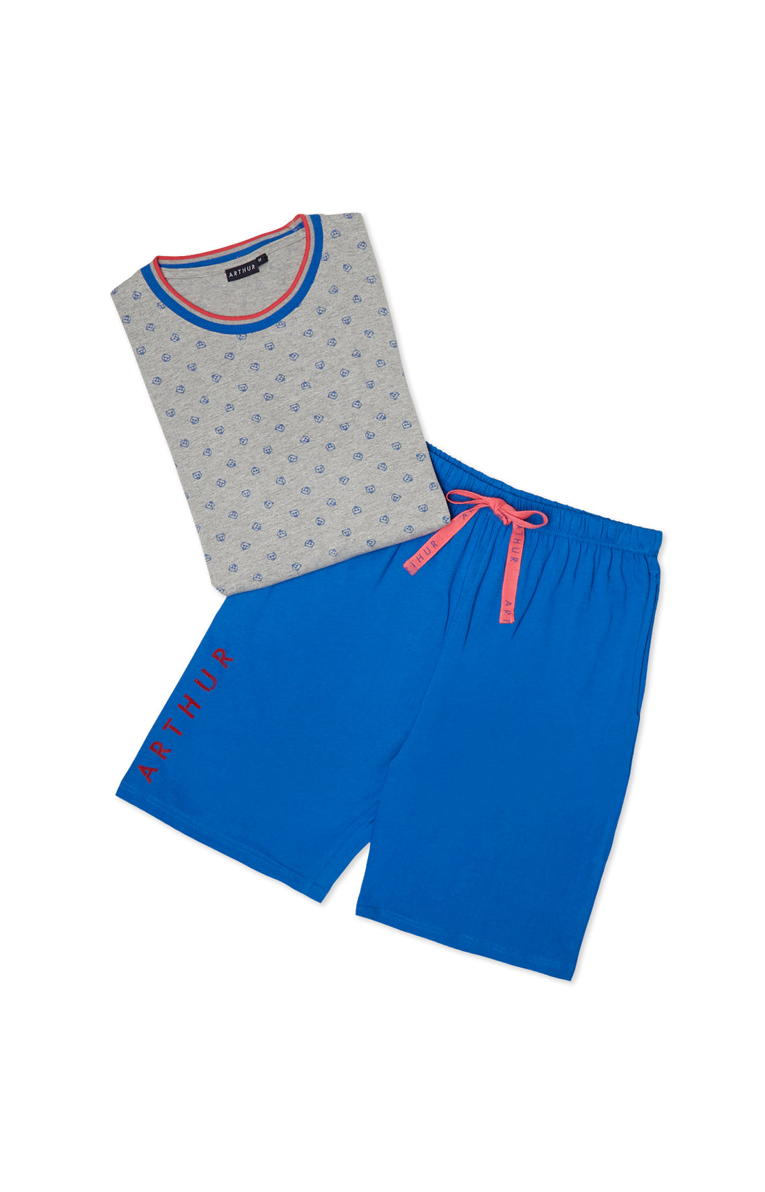 Pyjashort Homme Bleu 3