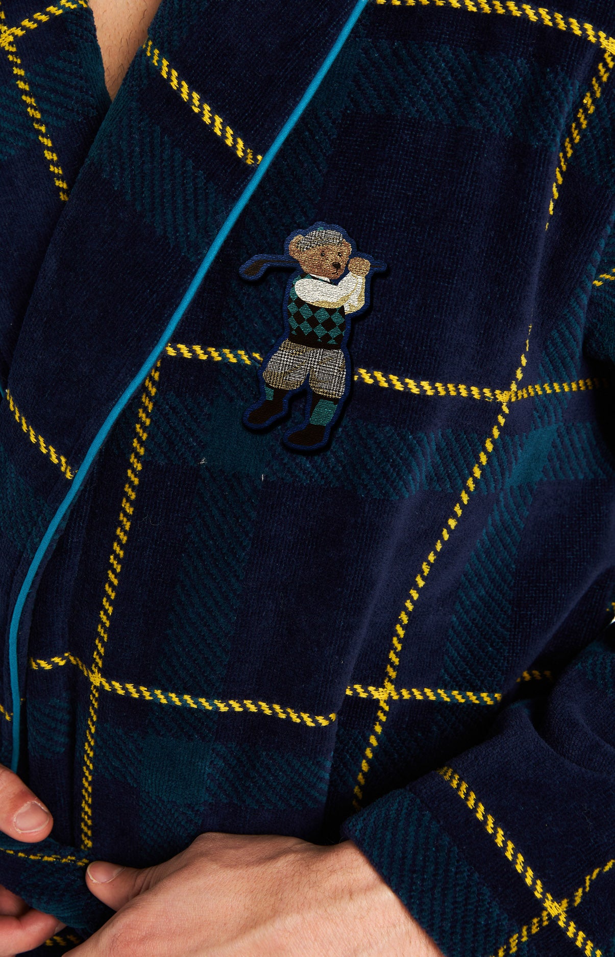 Peignoir Homme Benjamin Marine 2