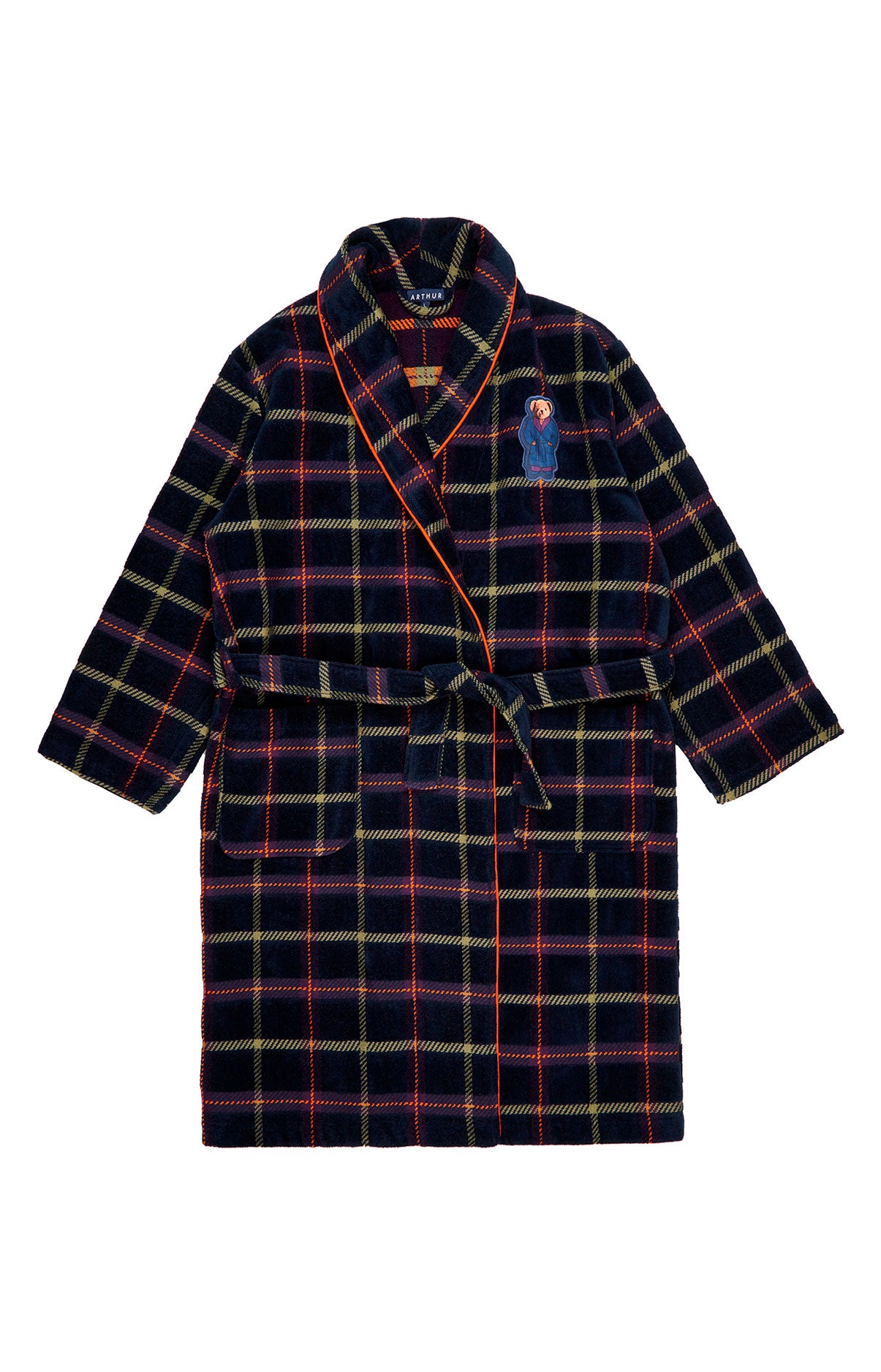Peignoir Homme Tartan de Folie Marine 3