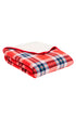 Plaid Accessoire Logan B Rouge 1