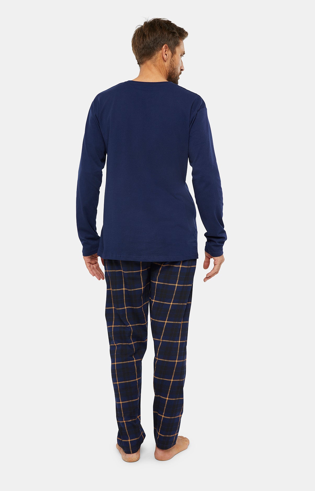 Pyjama long Homme Boston Marine 4