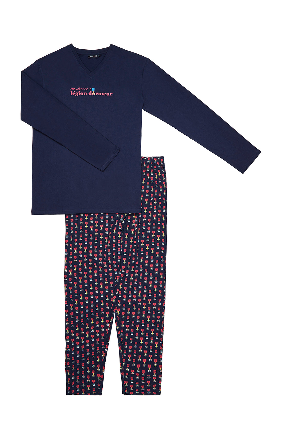 Pyjama long Homme Légion Dormeur Marine 3