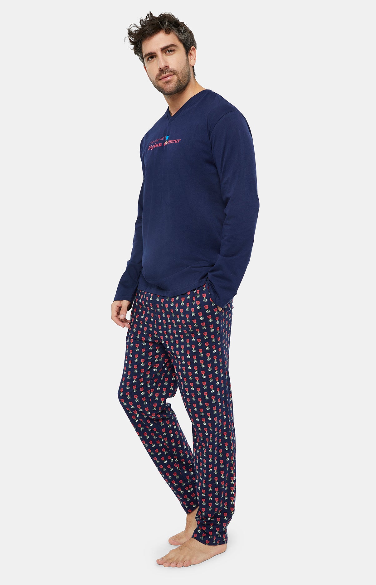 Pyjama long Homme Légion Dormeur Marine 2