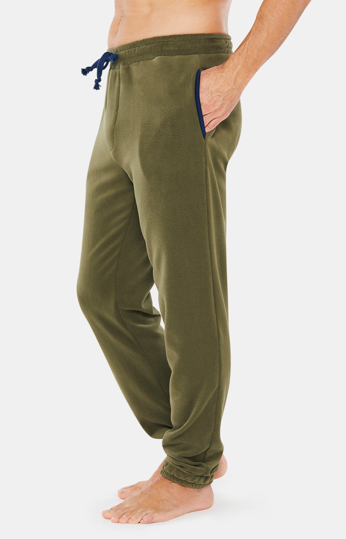 Pantalon Homme Polaire Vert 6