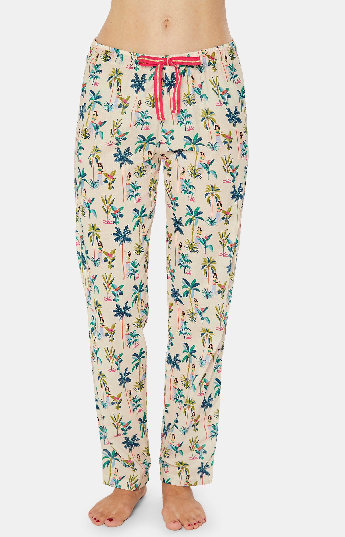 Pyjama long boutonné Femme Vahiné Multicolore 5