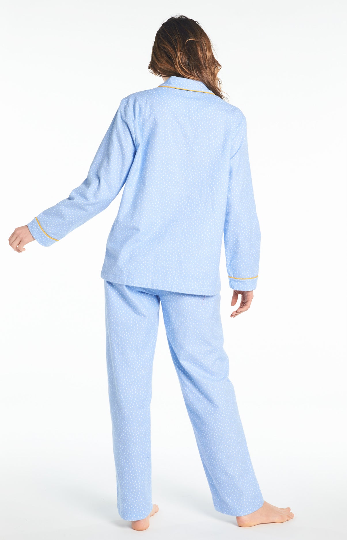 Pyjama long Femme Rain Bleu 12