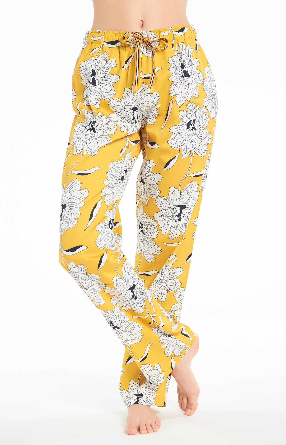 Pyjama long Femme Simone Jaune 6