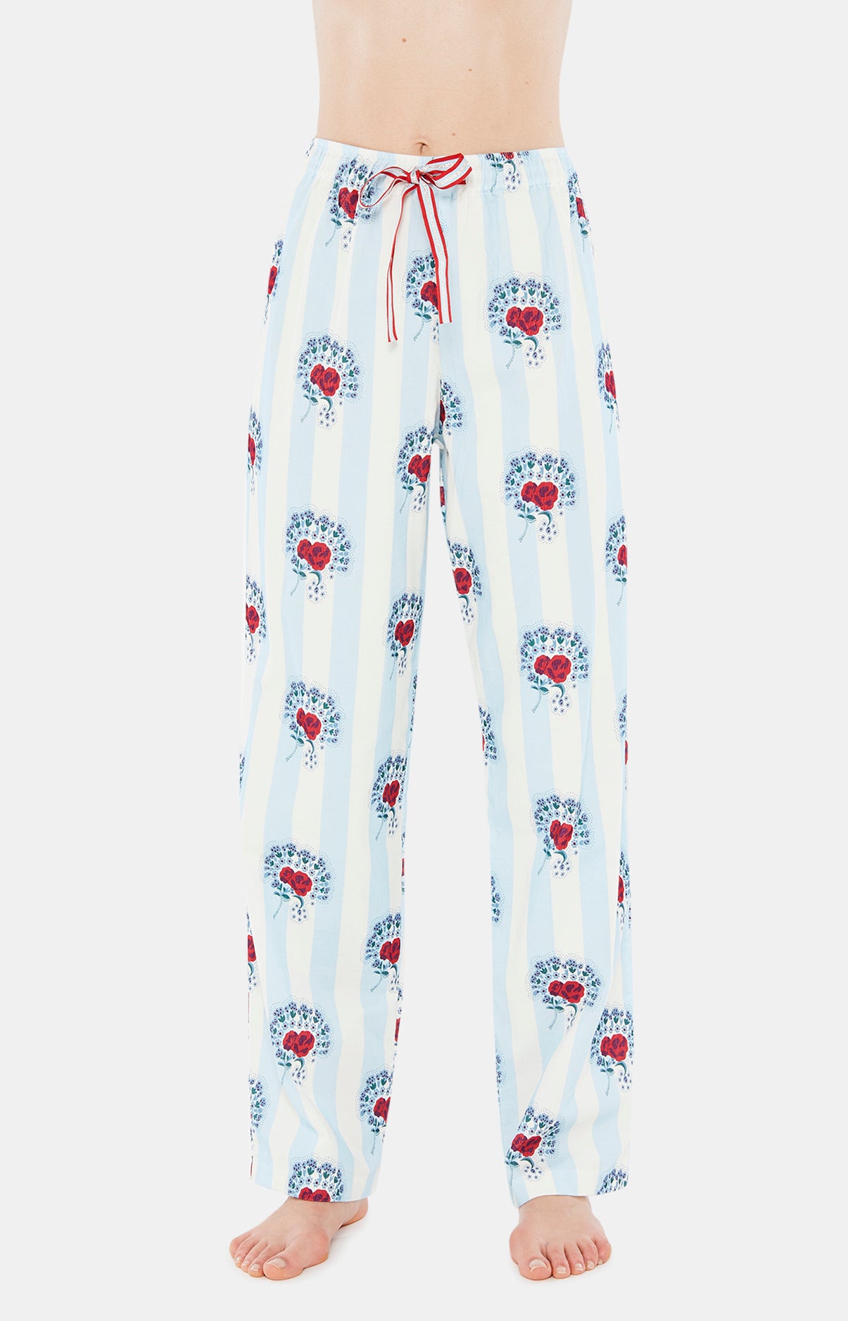 Pyjama long boutonné Femme Suzanne Bleu 6