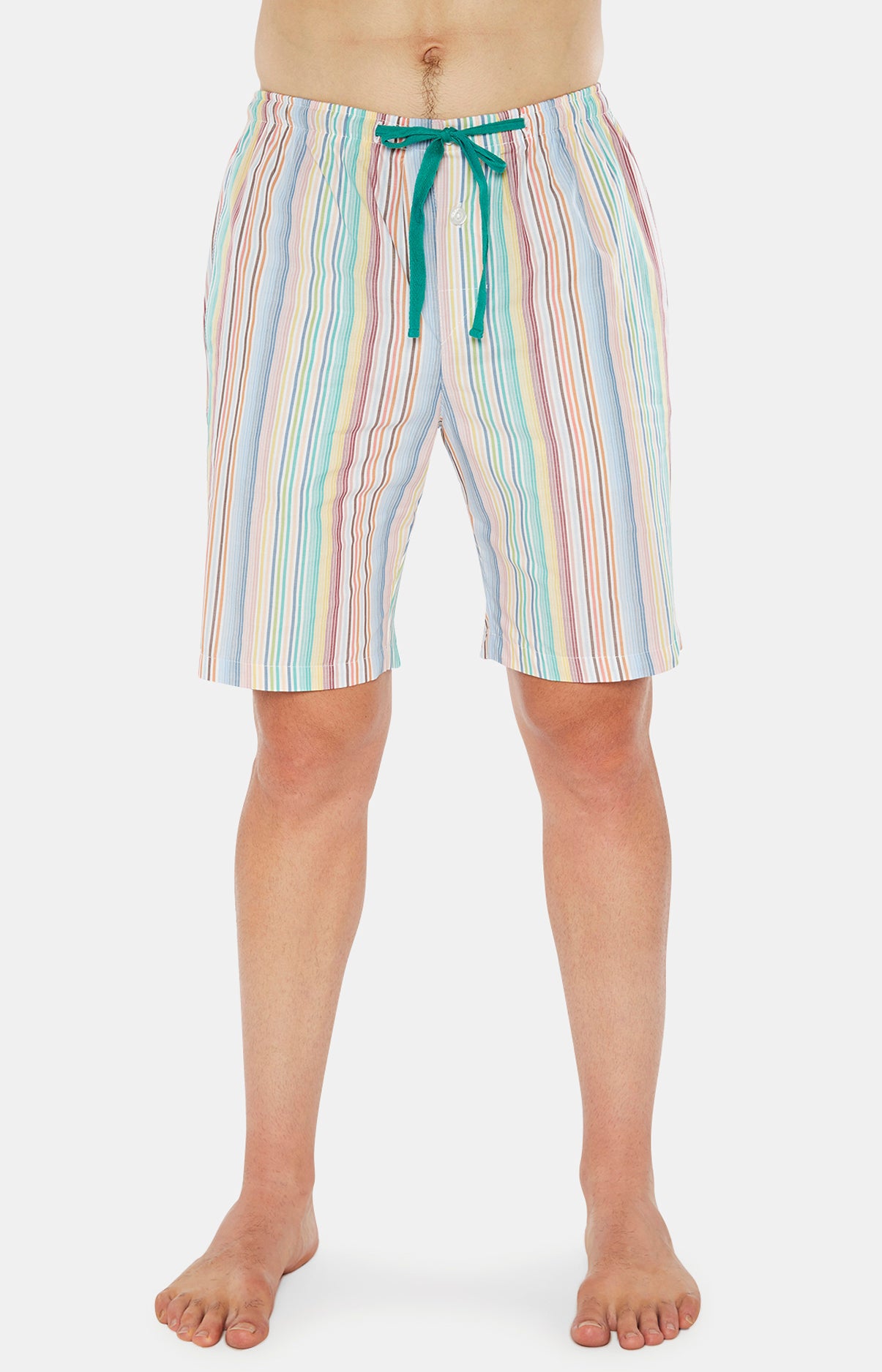 Pyjama court boutonné Homme Rayure Keys Multicolore 4