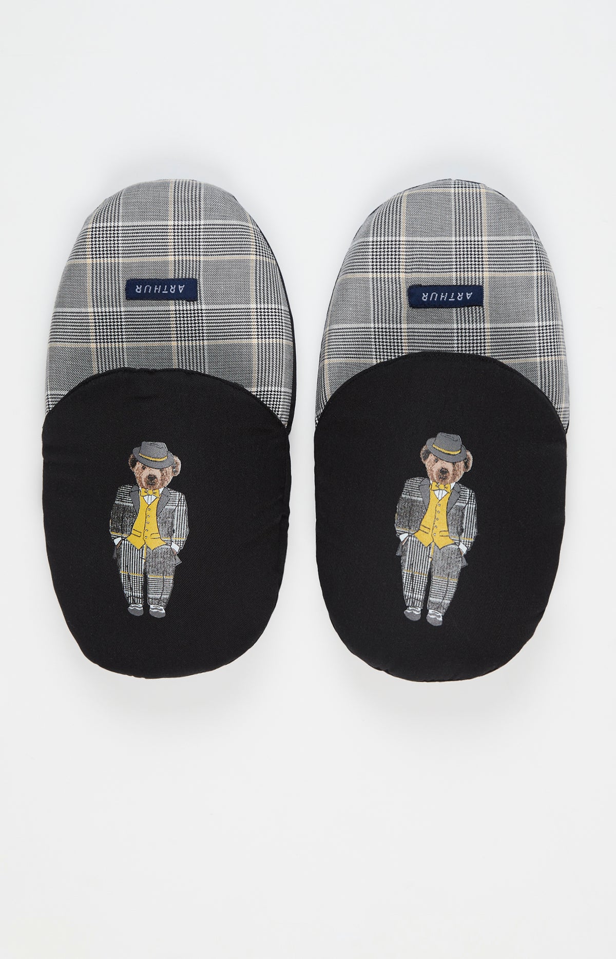Pantoufles Homme Charles Gris 2