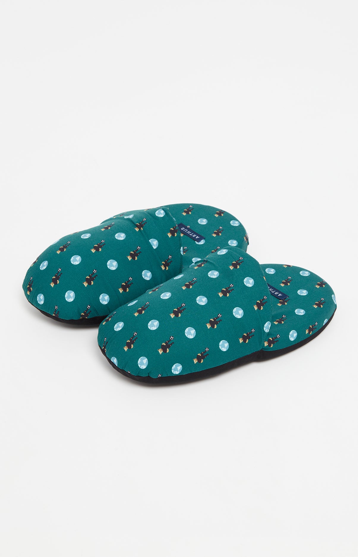 Pantoufles Homme Teddy Foot Vert 1