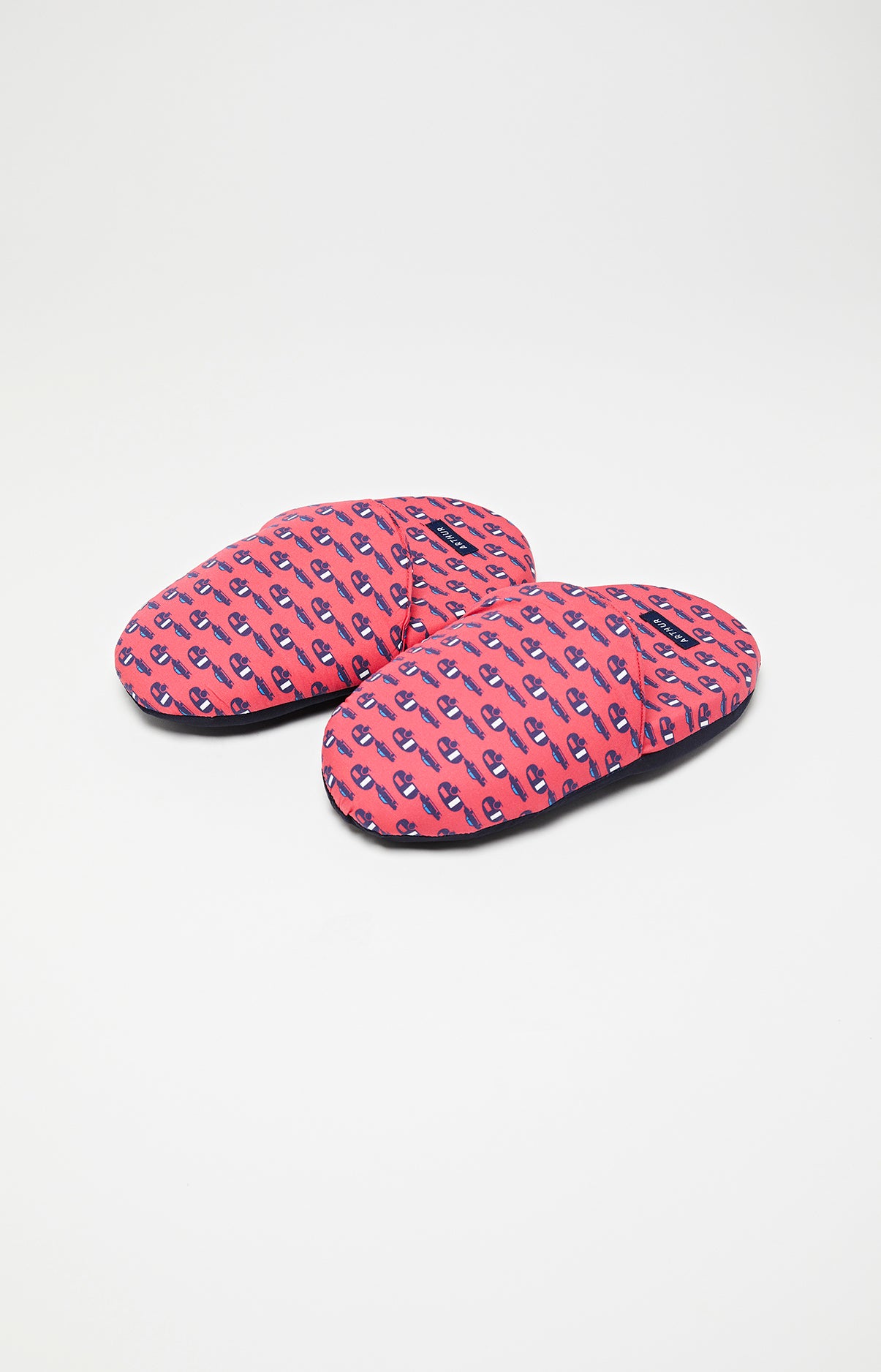 Pantoufles Homme Nomade in France Rouge 1
