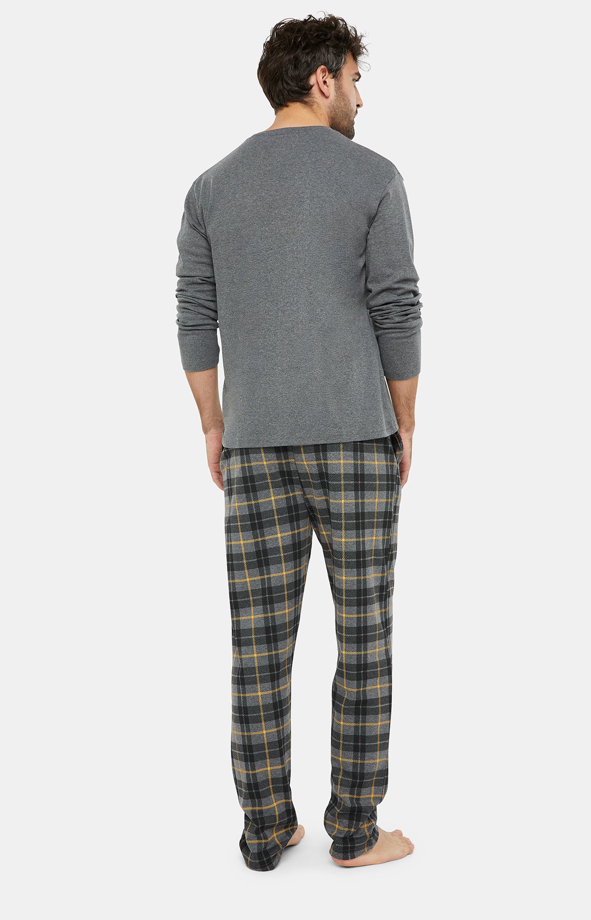 Pyjama long Enfant Boston Gris 8