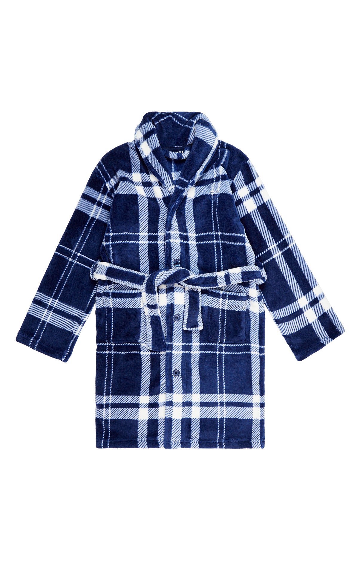 Robe Enfant de chambre Enfant Big Carreaux Marine 3