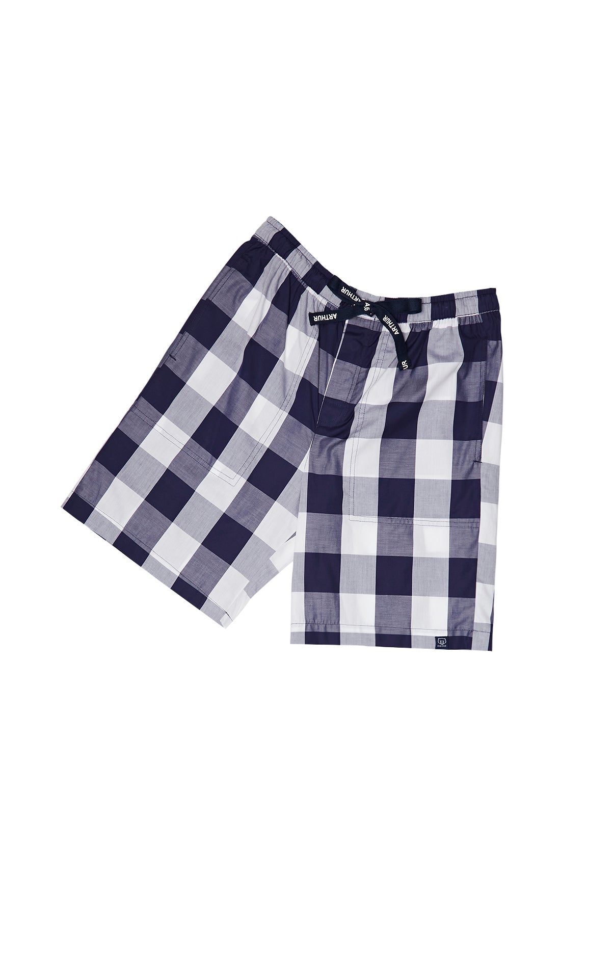 Short Homme Carreaux Big Vichy Marine 3