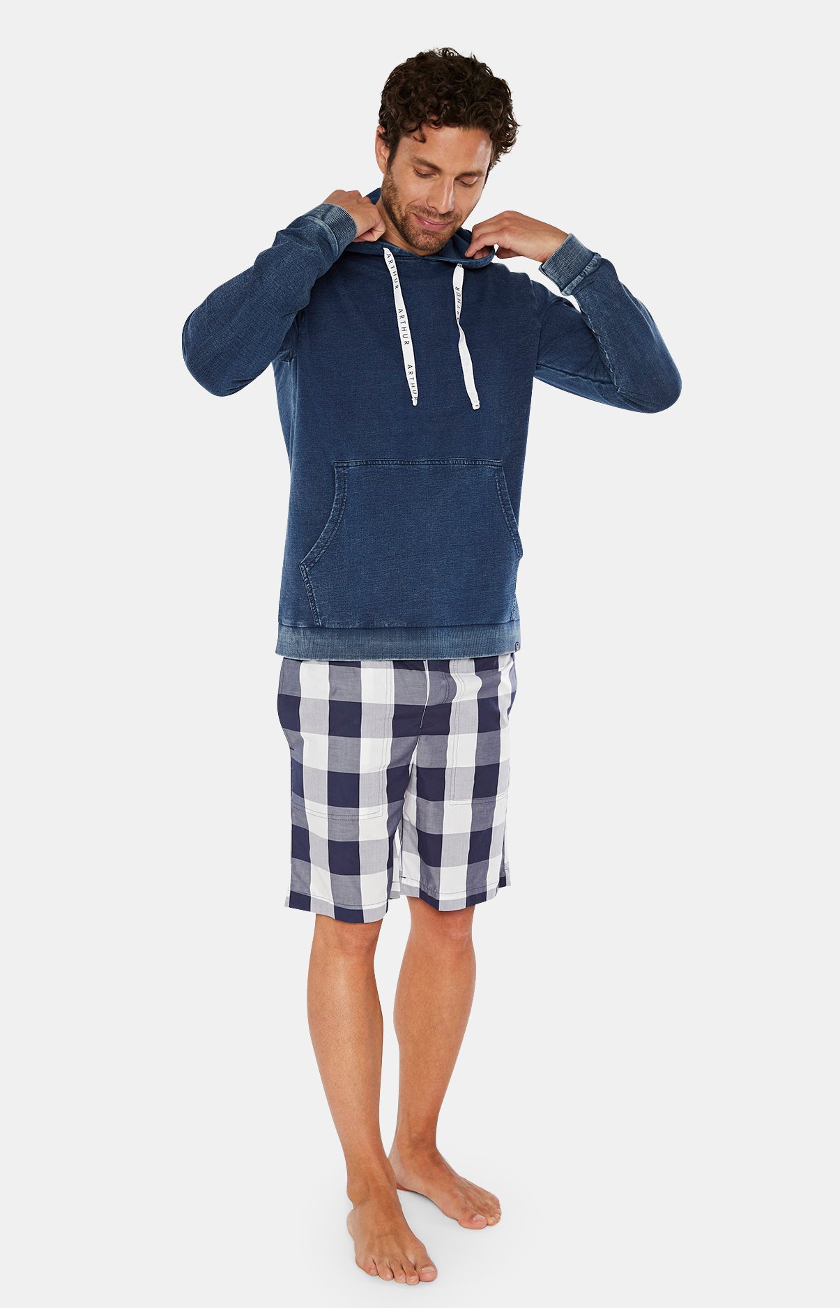 Short Homme Carreaux Big Vichy Marine 2