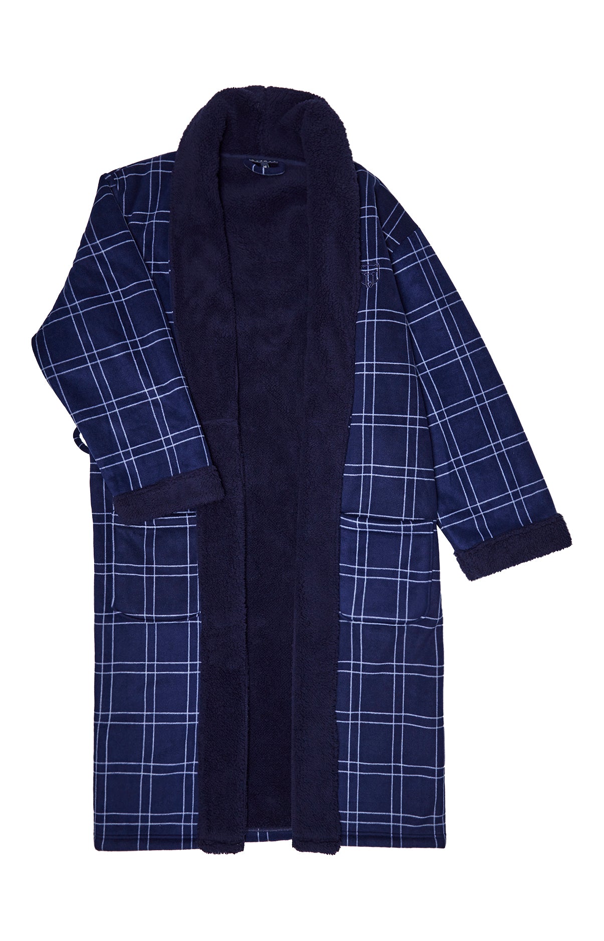 Robe de chambre Homme Polaire Lewis Marine 3