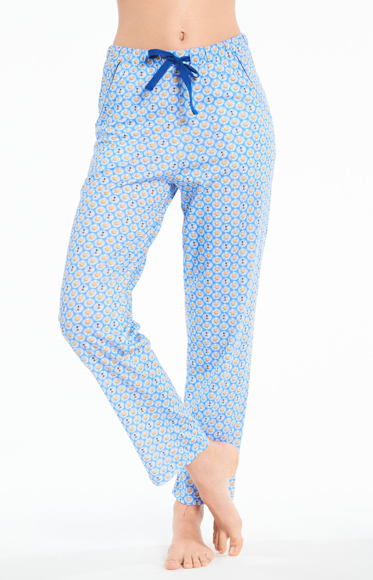 Pyjama long Femme Paquerette Bleu 6