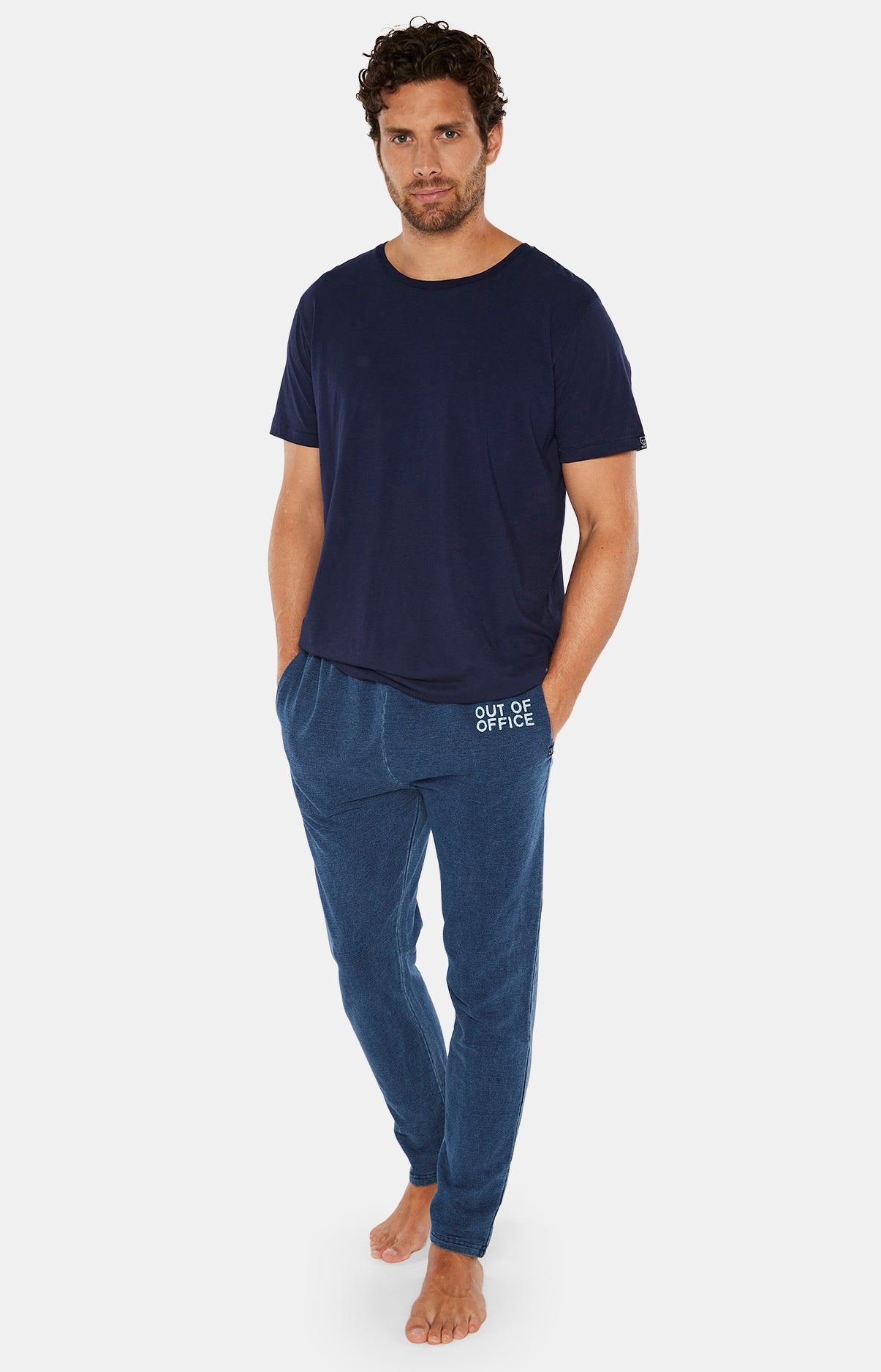 Tee-shirt Homme en coton pima Blanc et Ivoire 6