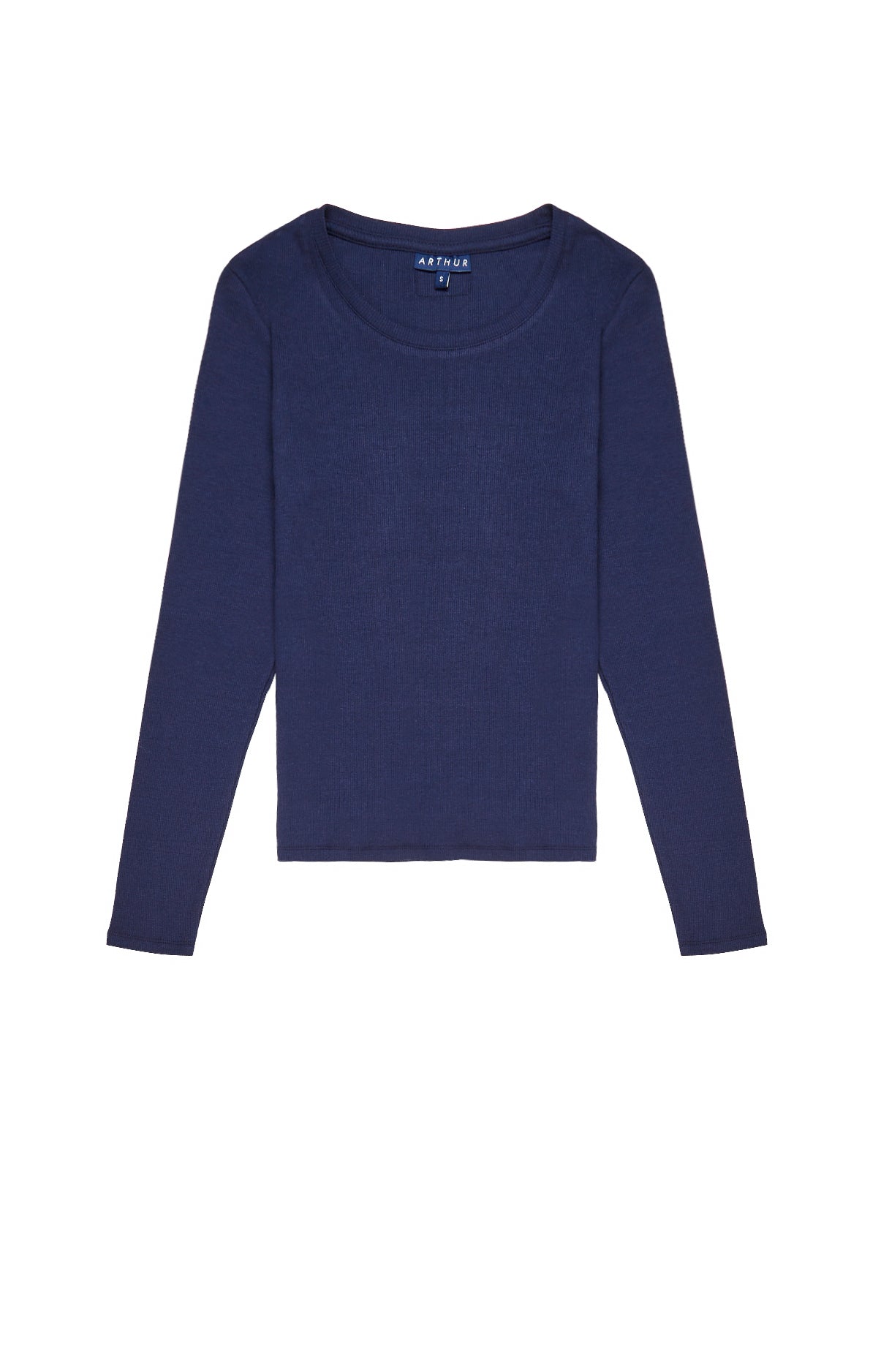 Tee-shirt Femme manches longues Coton Marine 3