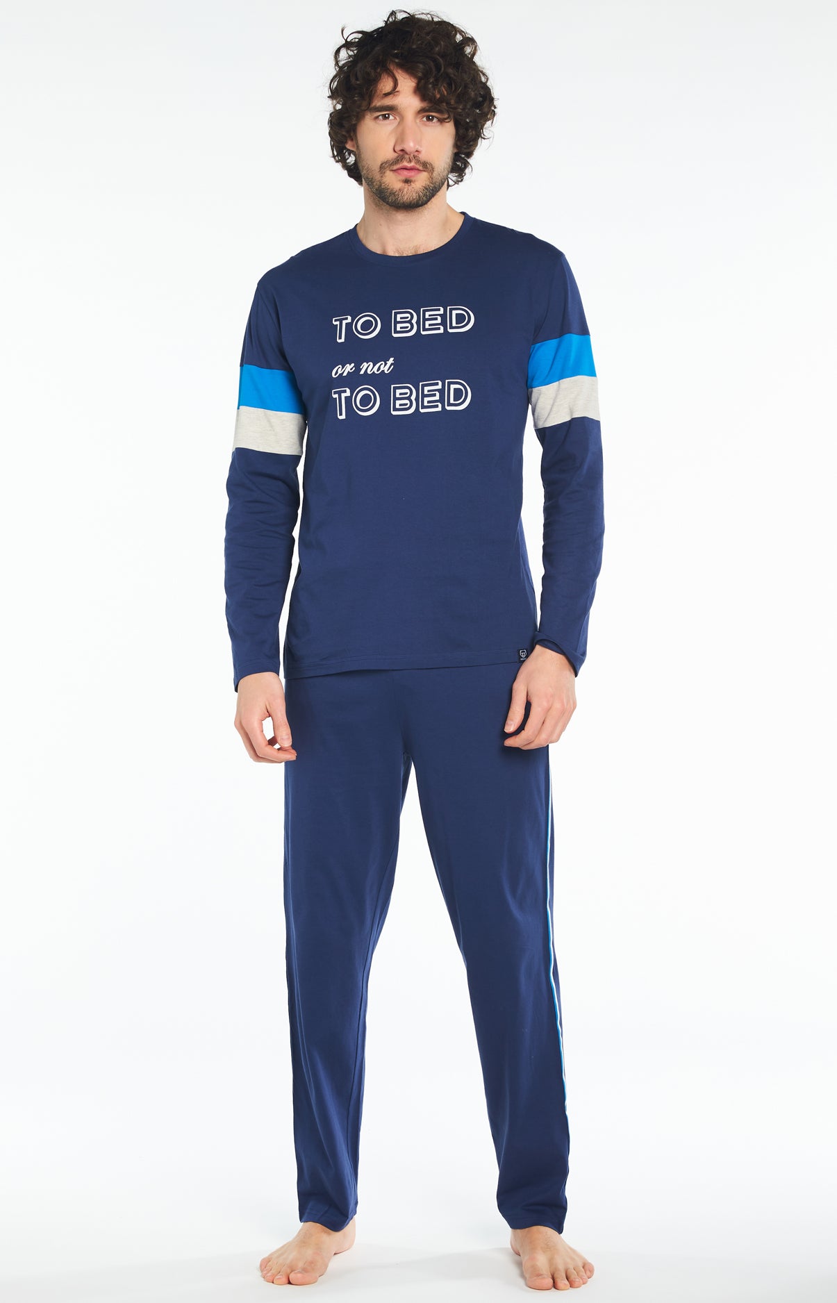 Pyjama Homme long Homme bed or not to Marine 2