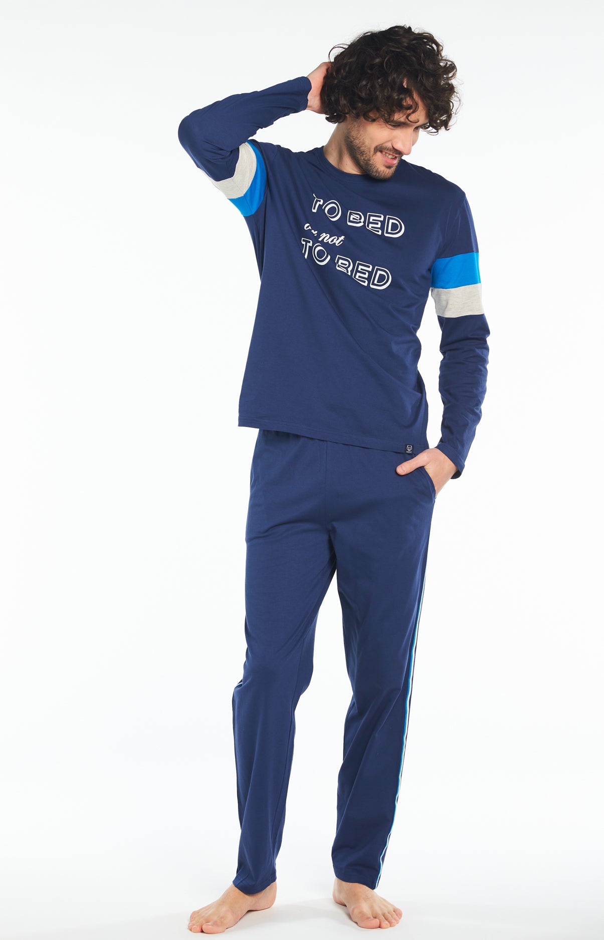 Pyjama Homme long Homme bed or not to Marine 5