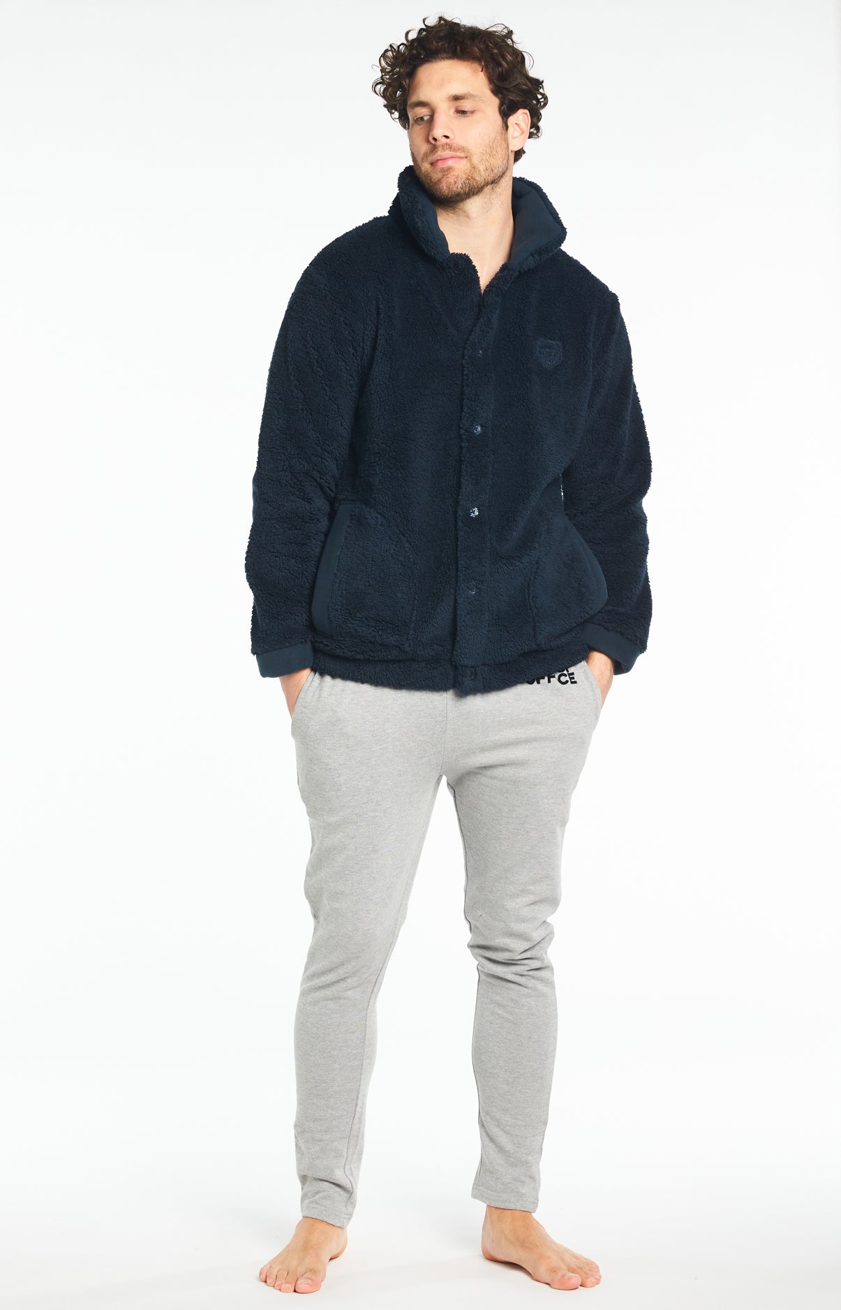 Veste Homme Polaire Homme Ours Marine 5