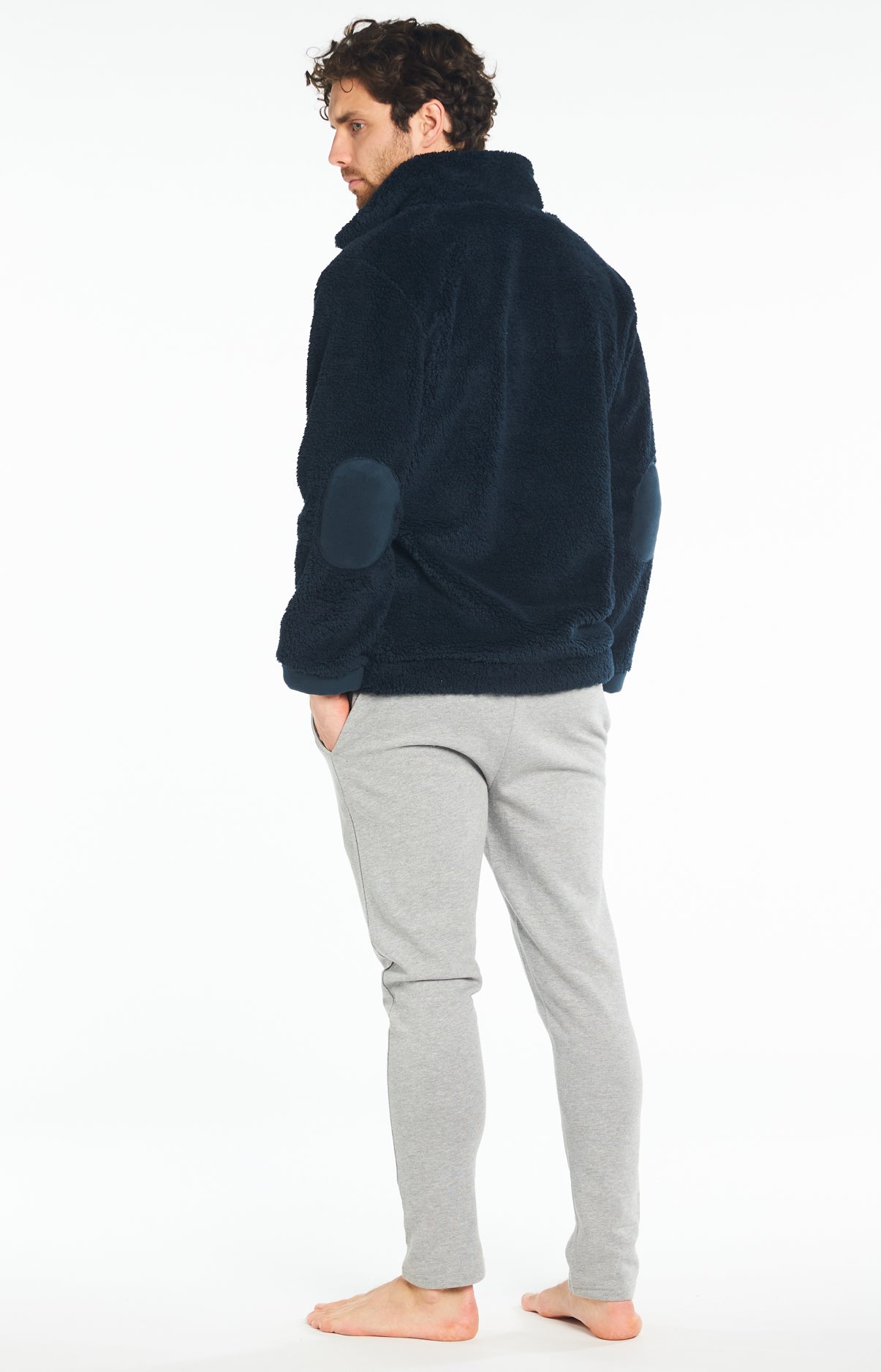 Veste Homme Polaire Homme Ours Marine 6