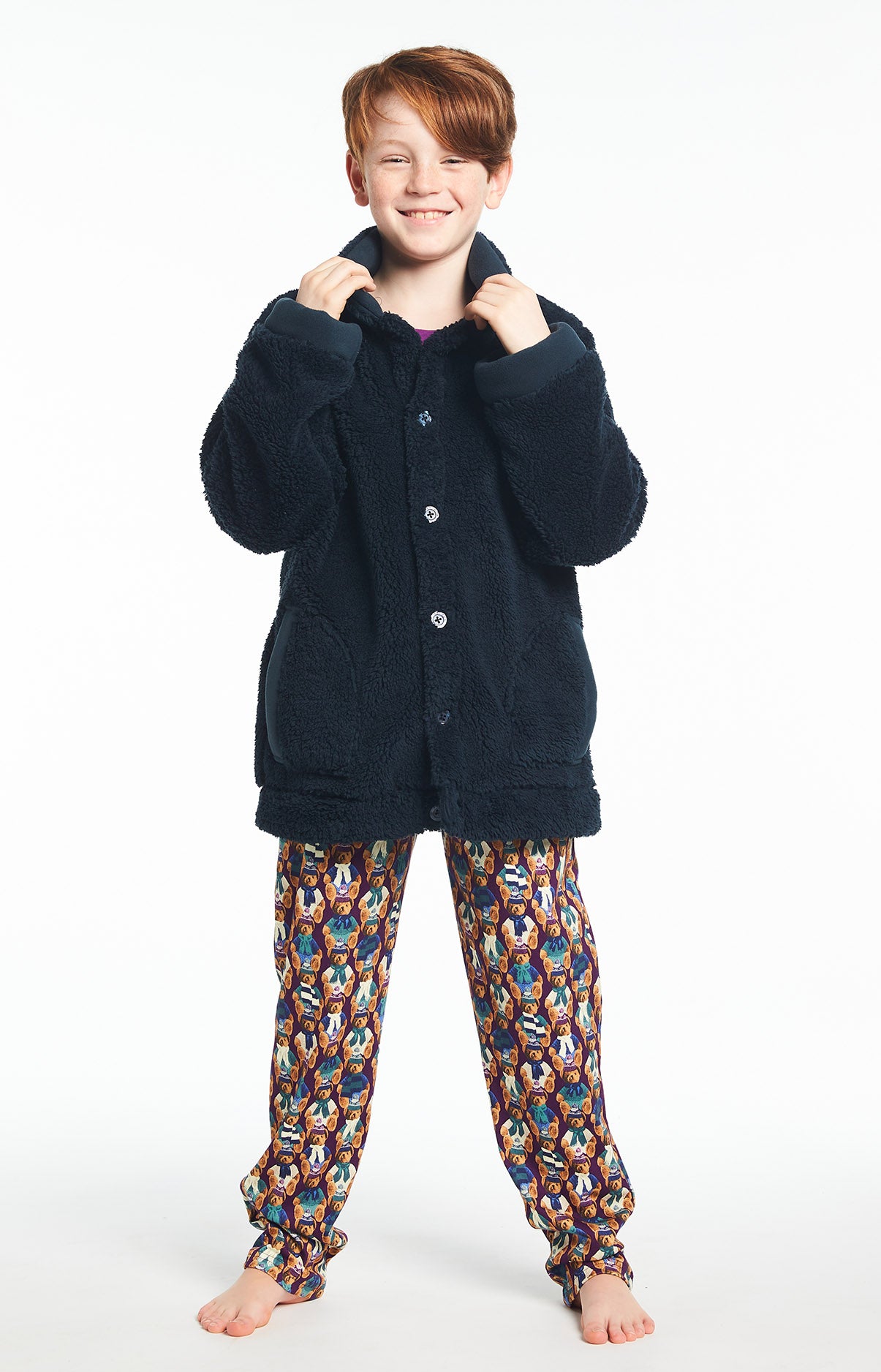 Veste Enfant Paon Nuit Marine 5