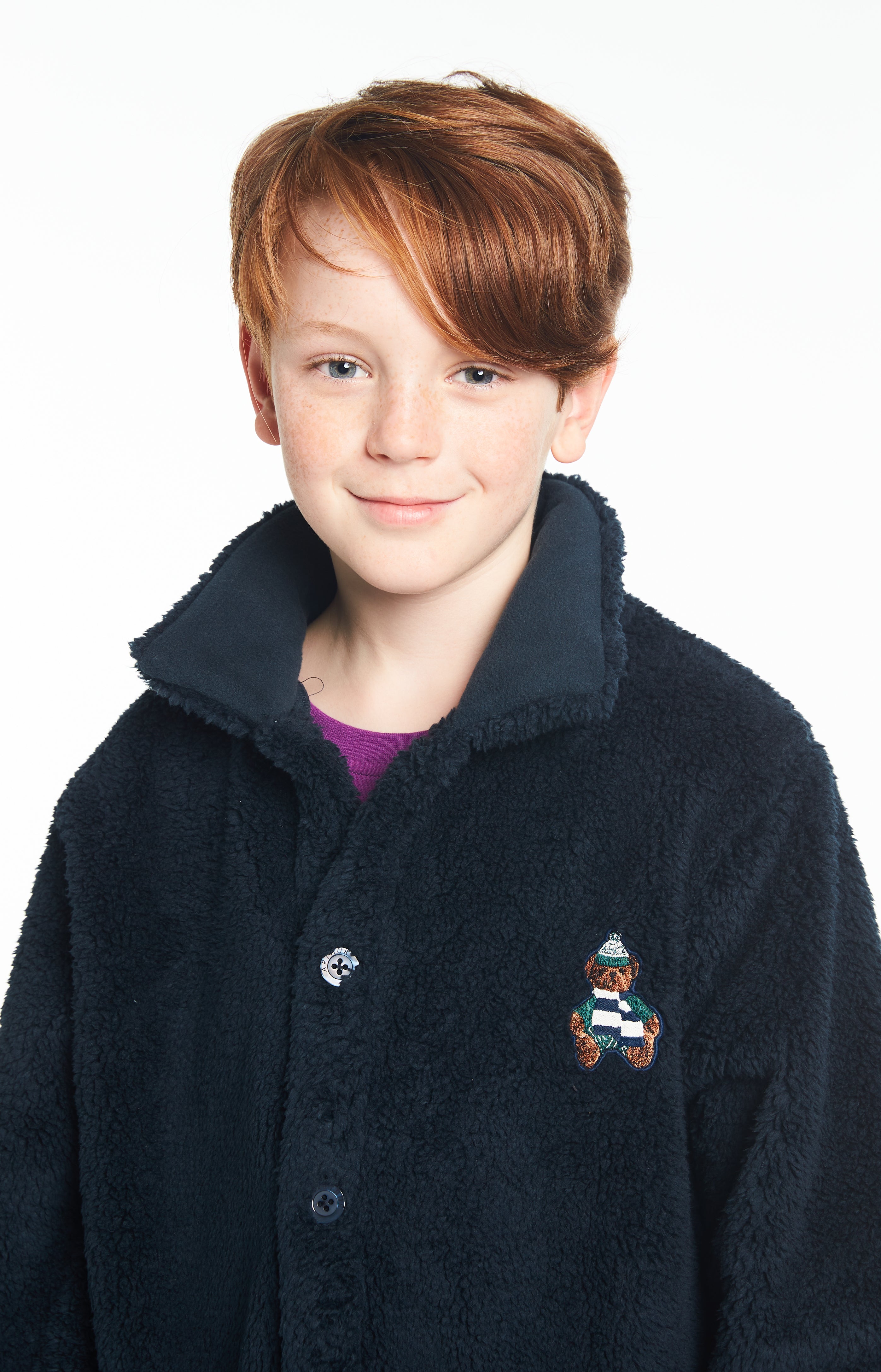 Veste Enfant Paon Nuit Marine 4