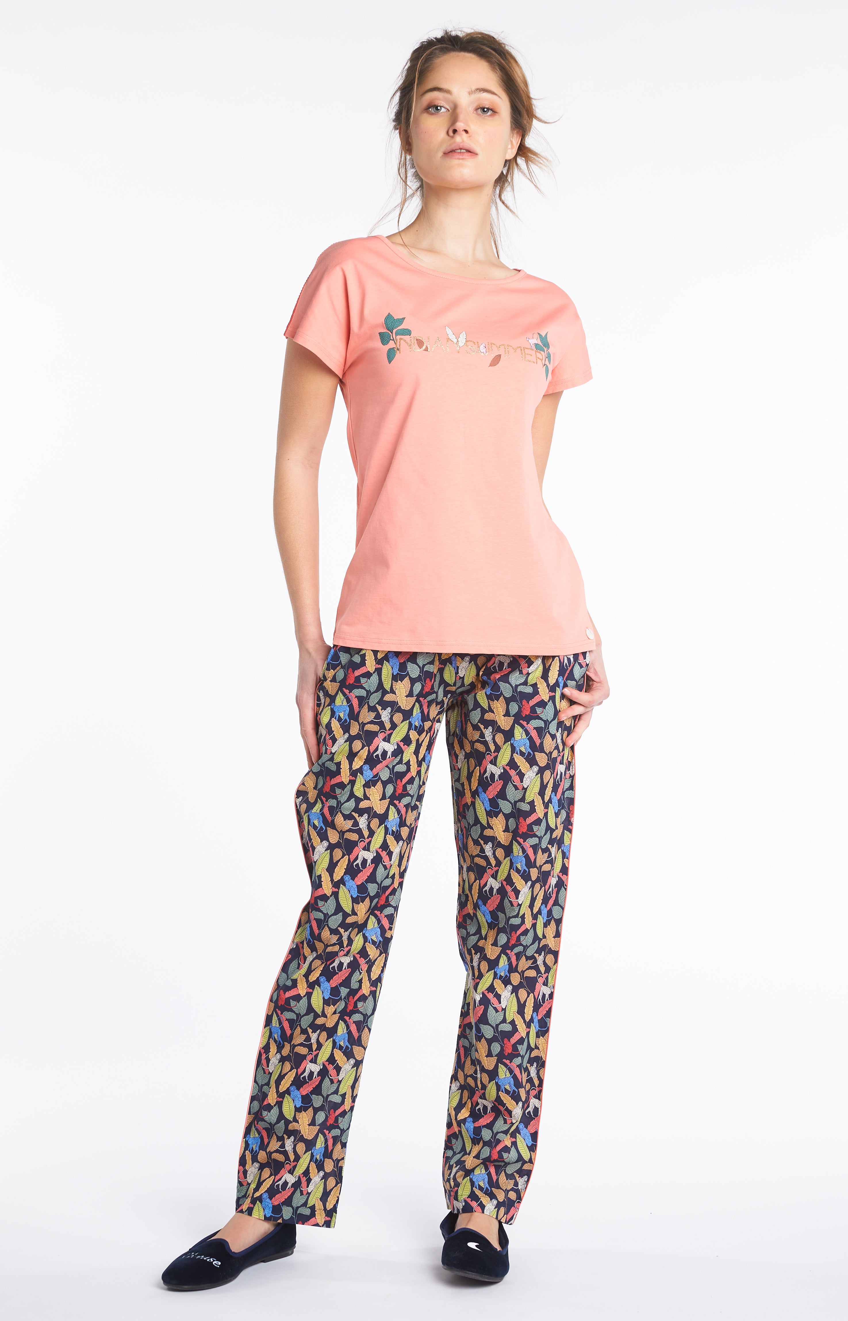 Pantalon Femme Jungle Marine 6