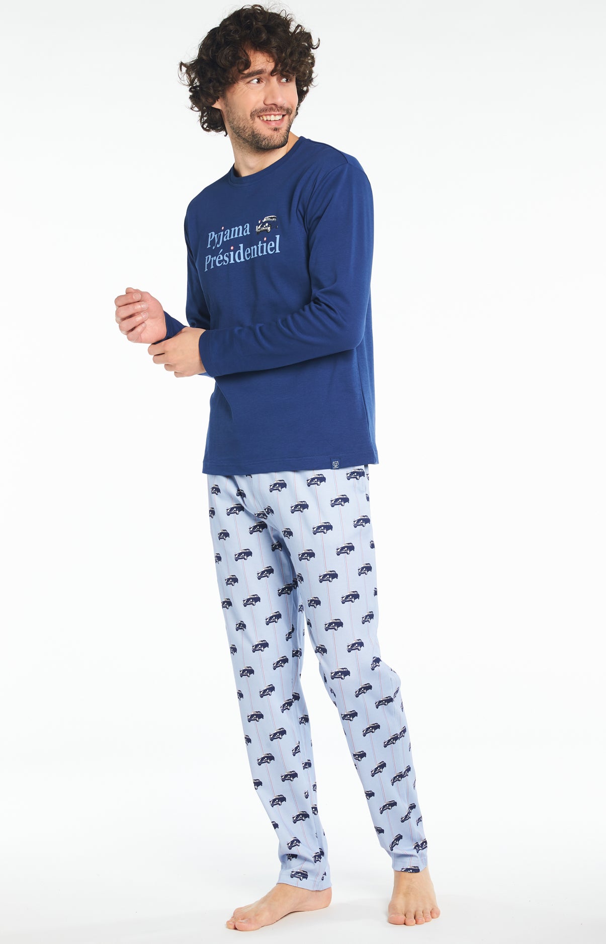Pyjama Homme long Homme Mythique DS Bleu 1