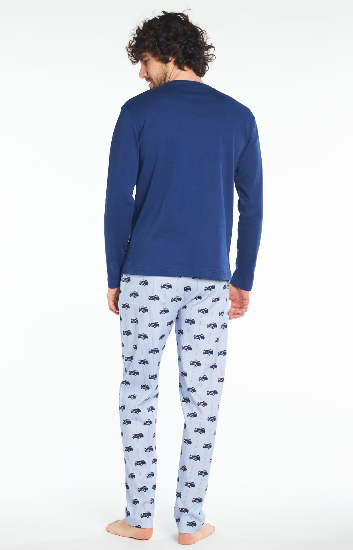 Pyjama Homme long Homme Mythique DS Bleu 4