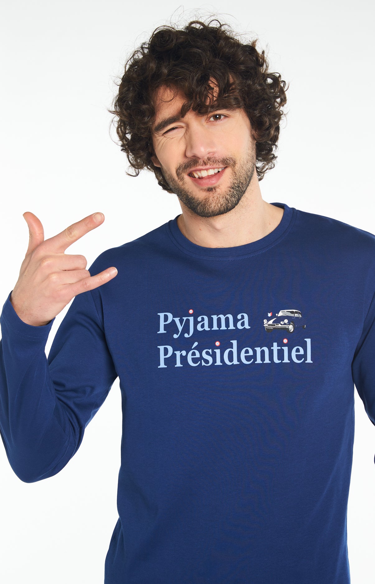 Pyjama Homme long Homme Mythique DS Bleu 2