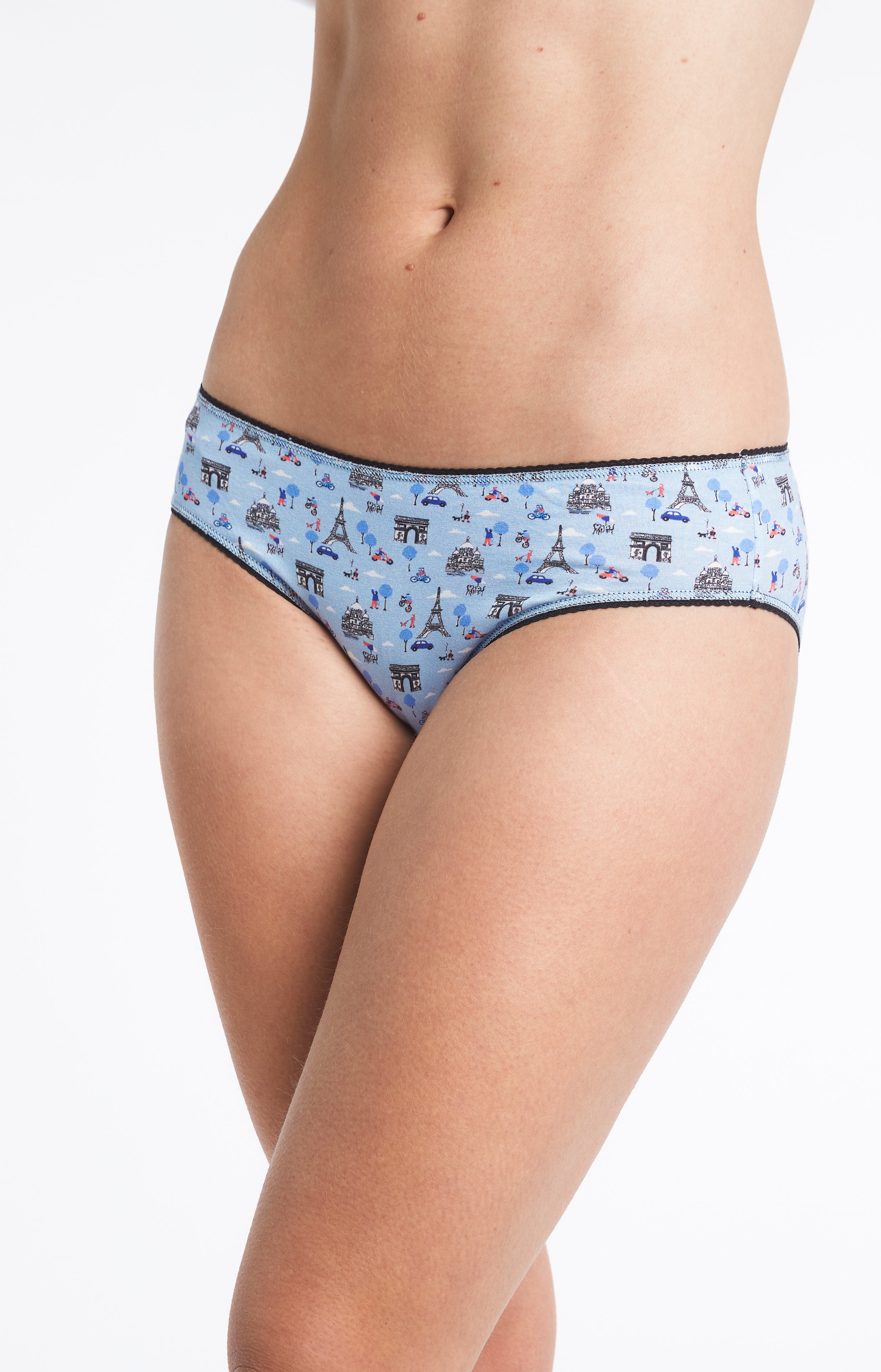 Culotte Femme Paris Bleu 2