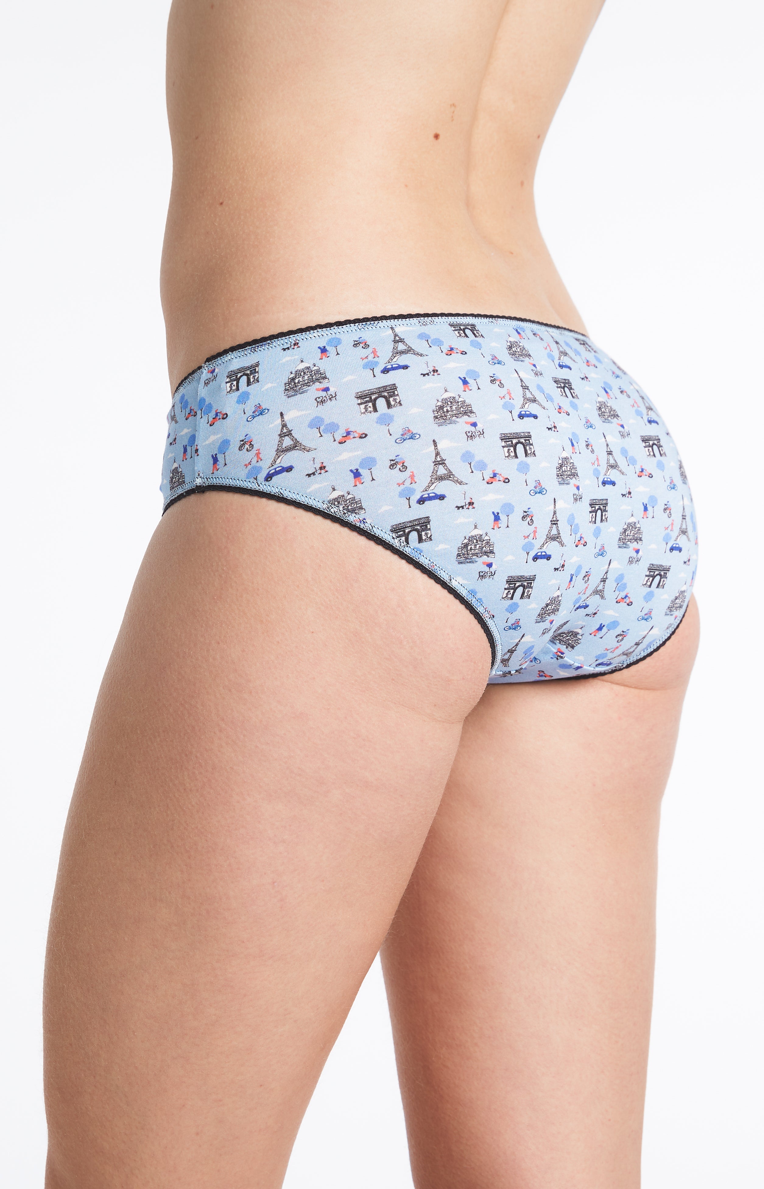 Culotte Femme Paris Bleu 5