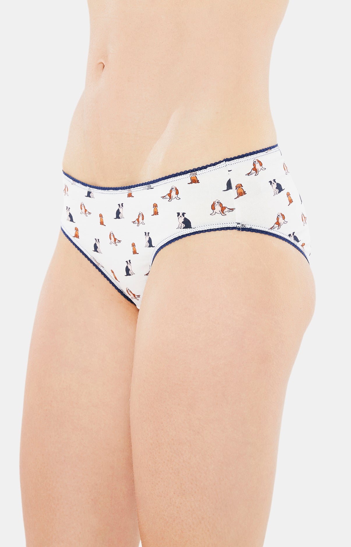 Culotte Femme Toutou Blanc et Ivoire 4