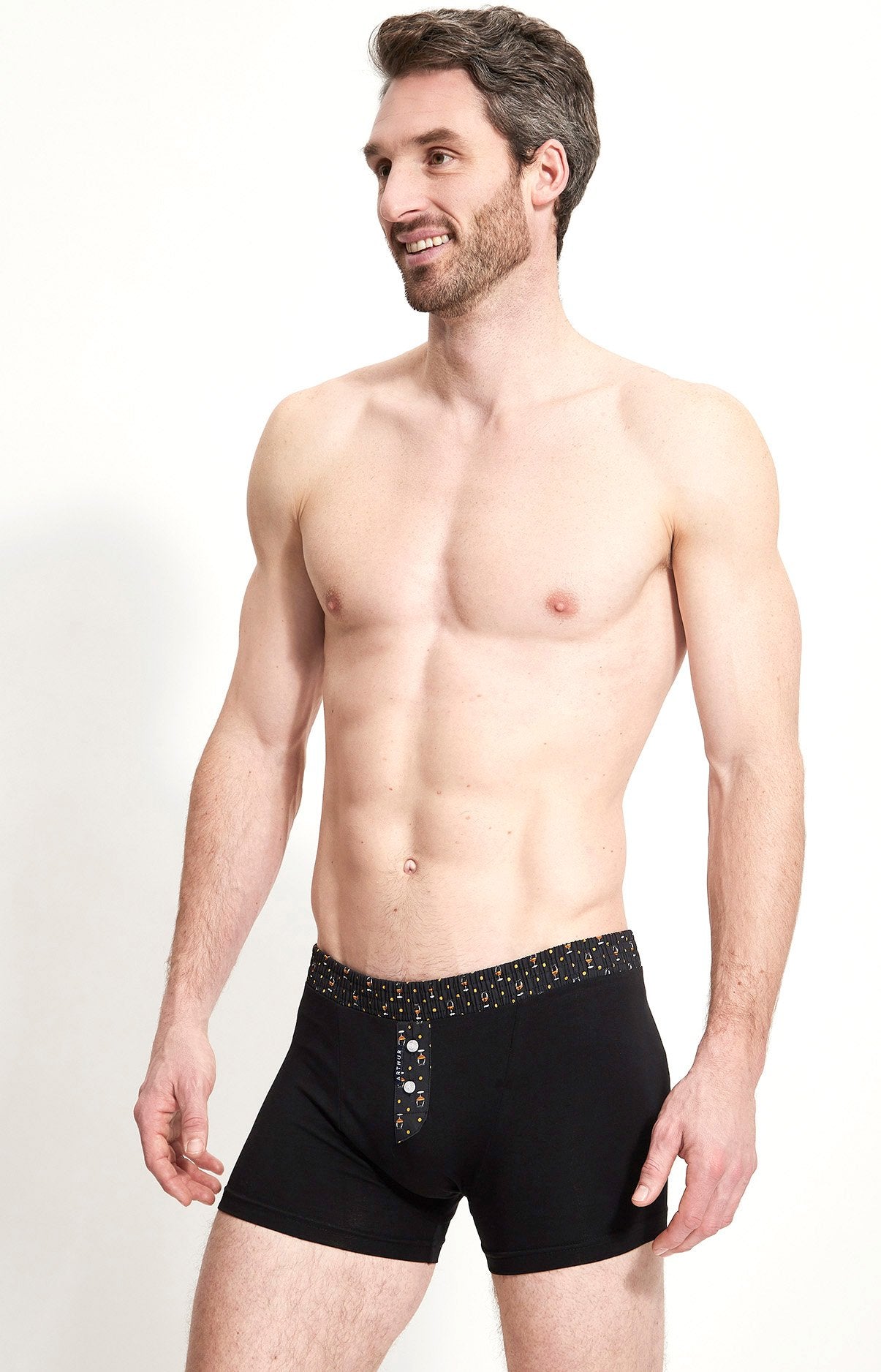 Boxer Homme Club Noir 1