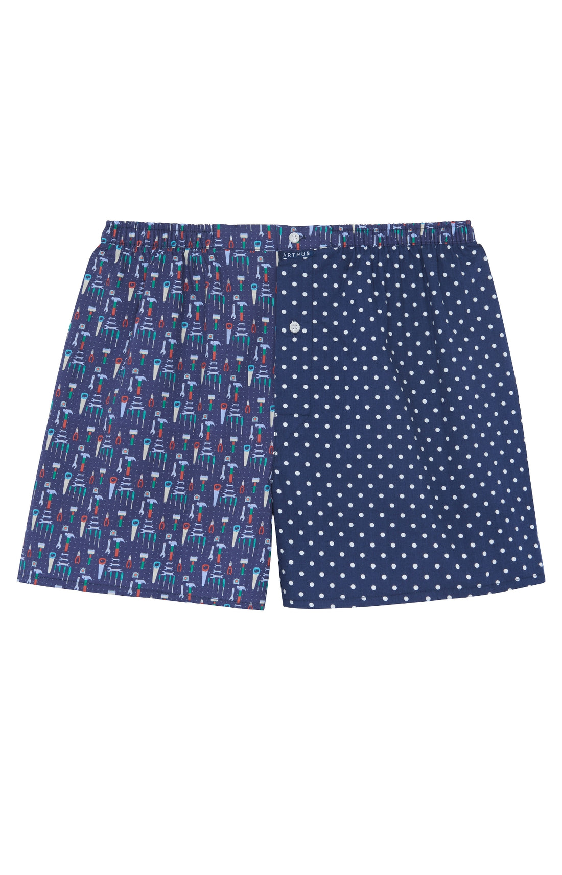 Caleçon classique Homme Upcyclé Brico Rouge 1