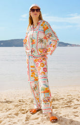 Pyjama boutonné Riviera femme