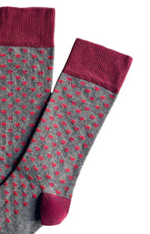 Chaussettes Homme Cœur Gris 2